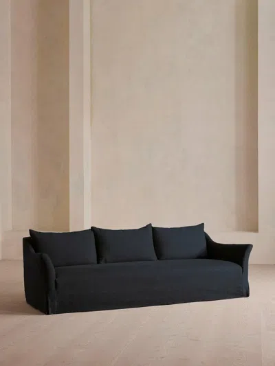 Soho Home Roma Four Seater Sofa In Black