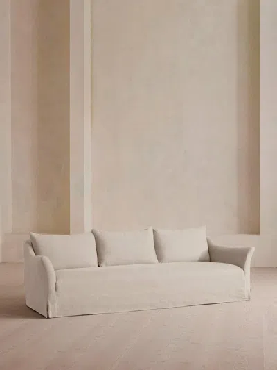 Soho Home Roma Four Seater Sofa In White