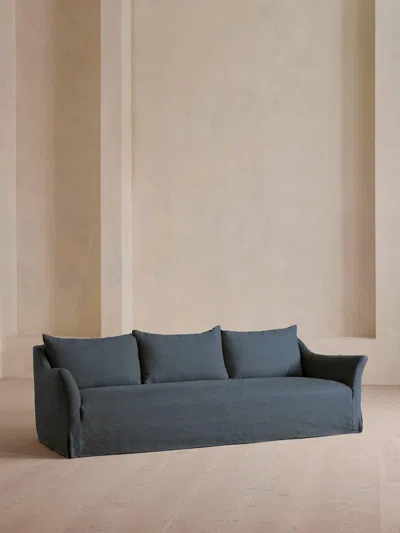 Soho Home Roma Four Seater Sofa In Brown
