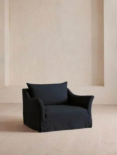 Soho Home Roma Loveseat In Blue