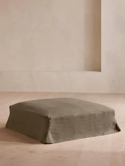 Soho Home Roma Square Ottoman In Black