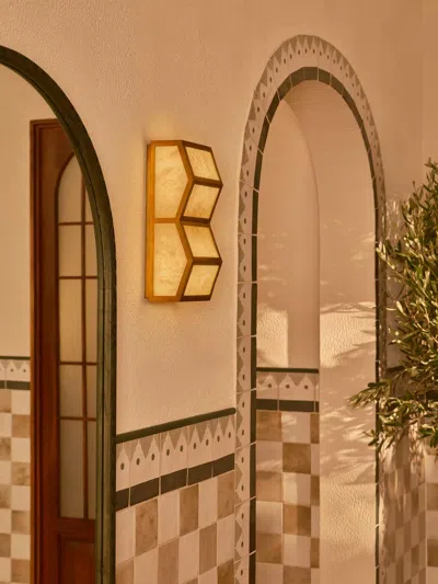 Soho Home Sebastien Wall Light In Brown
