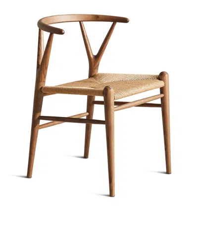 Soho Home Set Of 2 Walnut Sitwell Chairs In Brown