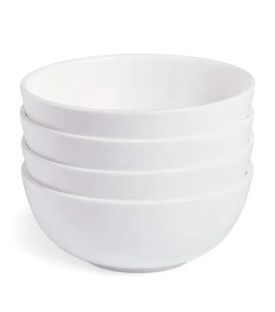 Soho Home Set Of 4 Bone China Bowls In White