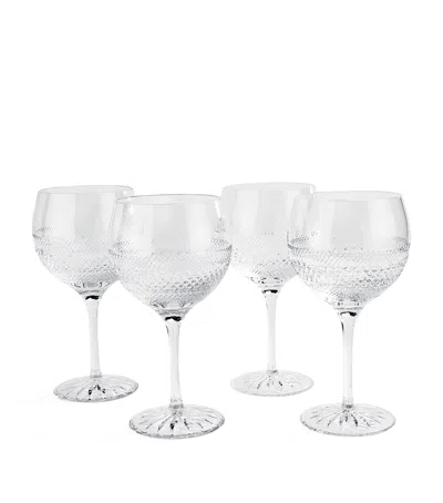 Soho Home Set Of 4 Huxley Gin Glasses In Clear