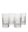 Soho Home Set Of 4 Roebling Highball Glasses In Clear
