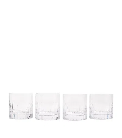 Soho Home Set Of 4 Roebling Rocks Glasses In Clear
