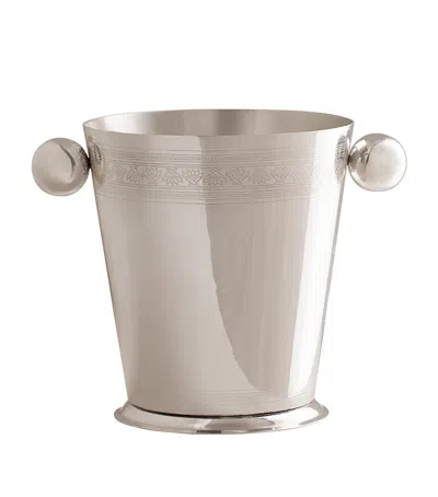 Soho Home Silver- Plated Rochester Engraved Tray In Metallic