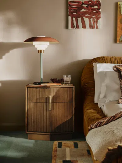 Soho Home Silvio Bedside Table In Brown