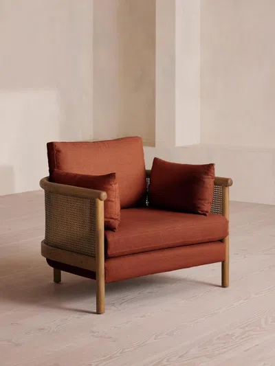 Soho Home Sydney Armchair In Brown