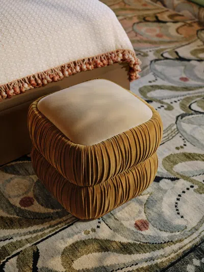 Soho Home Tabitha Footstool In Brown