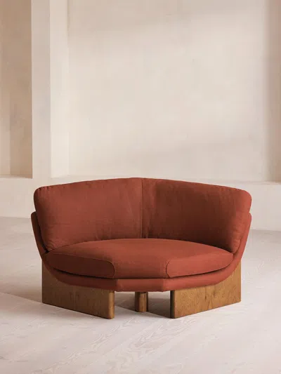 Soho Home Tellis Corner Chair In Red