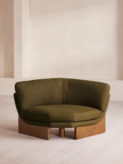 Soho Home Tellis Corner Chair In Green