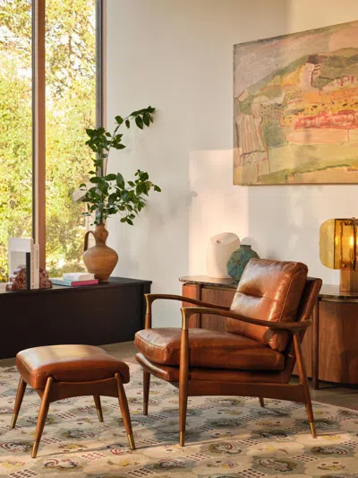 Soho Home Theodore Armchair In Brown