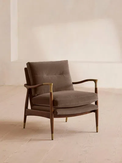 Soho Home Theodore Armchair In Brown