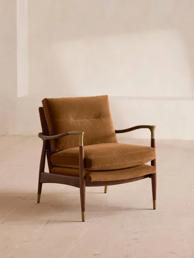 Soho Home Theodore Armchair In Brown