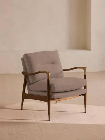Soho Home Theodore Armchair In Gray