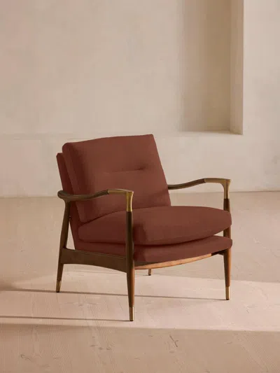 Soho Home Theodore Armchair In Brown