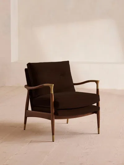 Soho Home Theodore Armchair In Brown