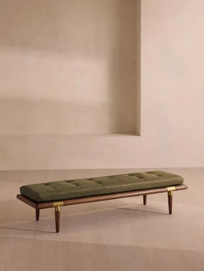 Soho Home Theodore Bench In Green