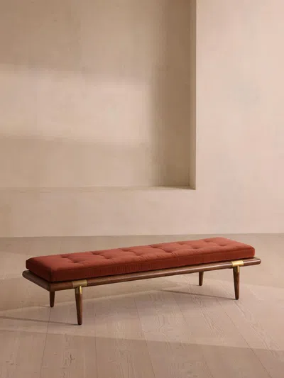Soho Home Theodore Bench In Red