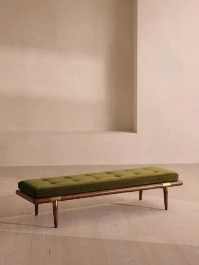 Soho Home Theodore Bench In Green