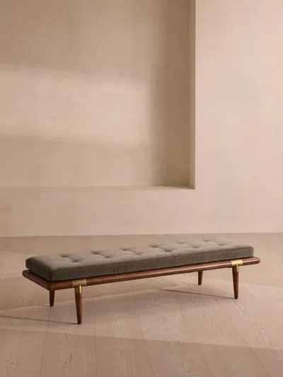 Soho Home Theodore Bench In Gray