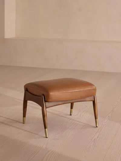 Soho Home Theodore Footstool In Brown