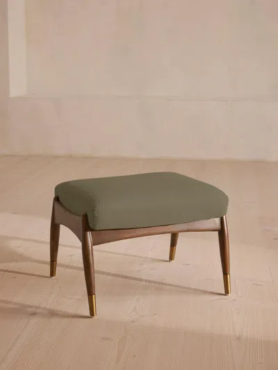Soho Home Theodore Footstool In Green
