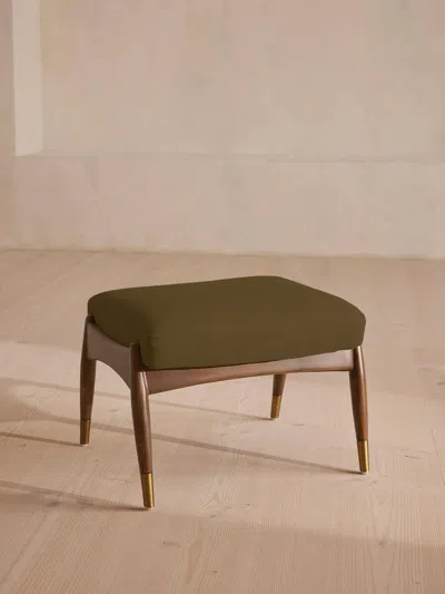 Soho Home Theodore Footstool In Green