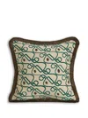 Soho Home Tilney Patterned Fringed Cushion In Multi