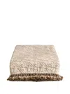 Soho Home Tilney Tassel-detail Patterned Bedspread In Neutral
