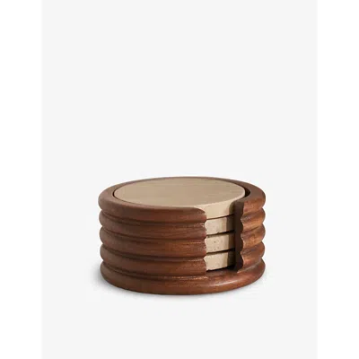 Soho Home Baylis Travertine Coasters