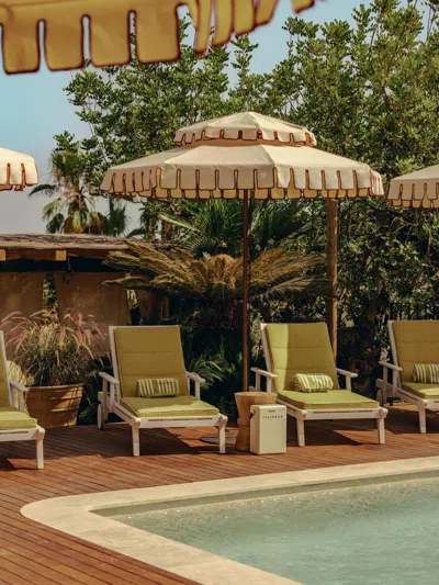 Soho Home Tuuci Octagonal Parasol In Green