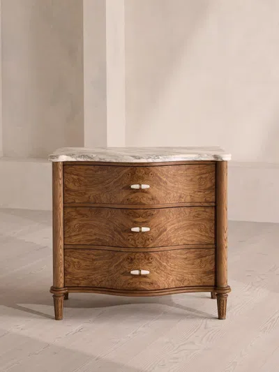Soho Home Valerie Three Drawer Dresser In Brown