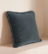 Soho Home Velvet Margeaux Cushion In Blue