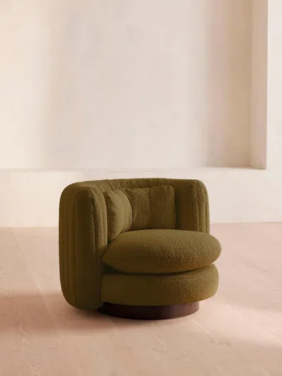 Soho Home Vivienne Armchair In Green