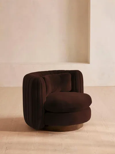 Soho Home Vivienne Armchair In Brown