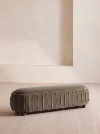 Soho Home Vivienne Bench In Gray