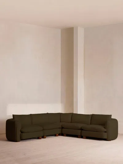 Soho Home Vivienne Deeper Sit Modular Sofa In Green
