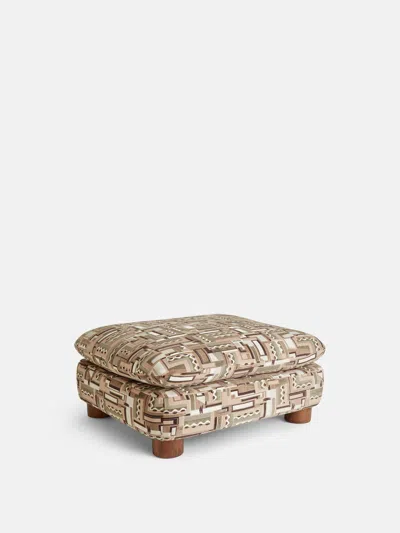 Soho Home Vivienne Ottoman In Brown