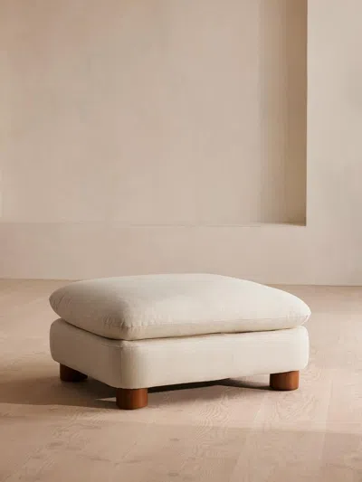 Soho Home Vivienne Ottoman In White