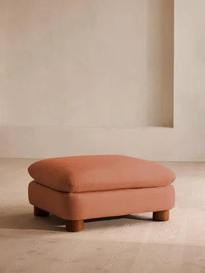 Soho Home Vivienne Ottoman In Orange