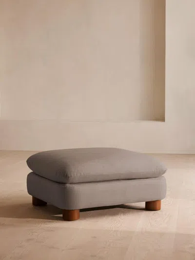 Soho Home Vivienne Ottoman In Gray