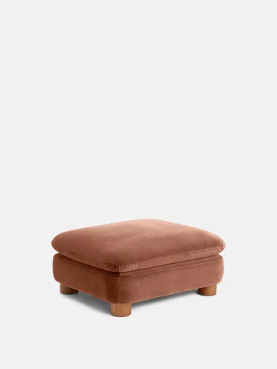 Soho Home Vivienne Ottoman In Brown