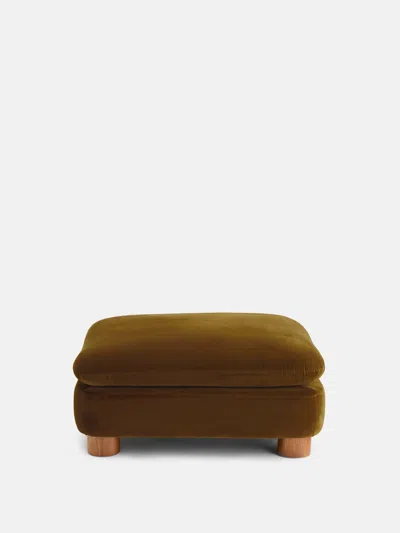 Soho Home Vivienne Ottoman In Yellow