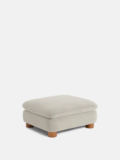 Soho Home Vivienne Ottoman In Porcelain