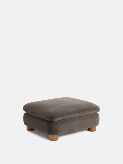 Soho Home Vivienne Ottoman In Gray
