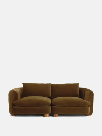 Soho Home Vivienne Sectional Sofa In Green