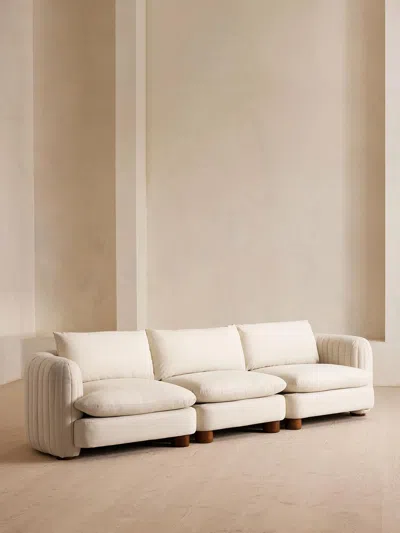 Soho Home Vivienne Sectional Sofa In White